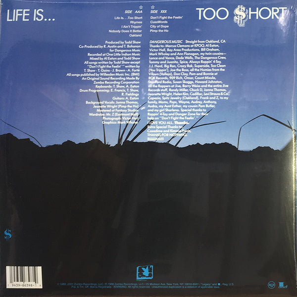 thumbnail image 2 of Too $hort - Life Is...Too $hort [Explicit Vinyl LP] 150 Gram, 33 RPM 2 of 3