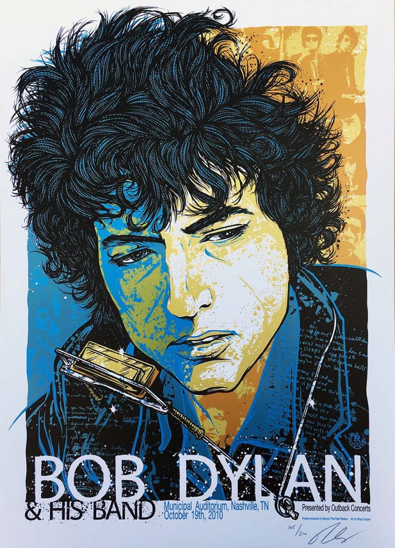 Municipal Auditorium, Nashville, 19th October 2010 Show Poster