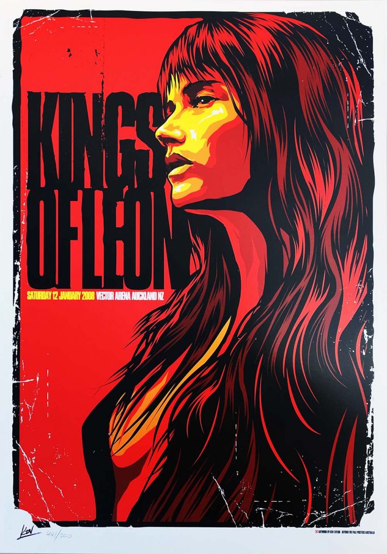 Vector Arena, Auckland, New Zealand, January 12th 2008 Show Poster