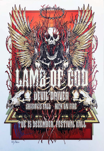 Festival Hall, Melbourne, 15th November 2009 Show Poster