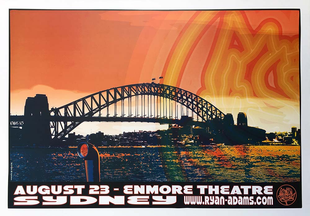 Enmore Theatre, Sydney, 23rd August 2007 Show Poster