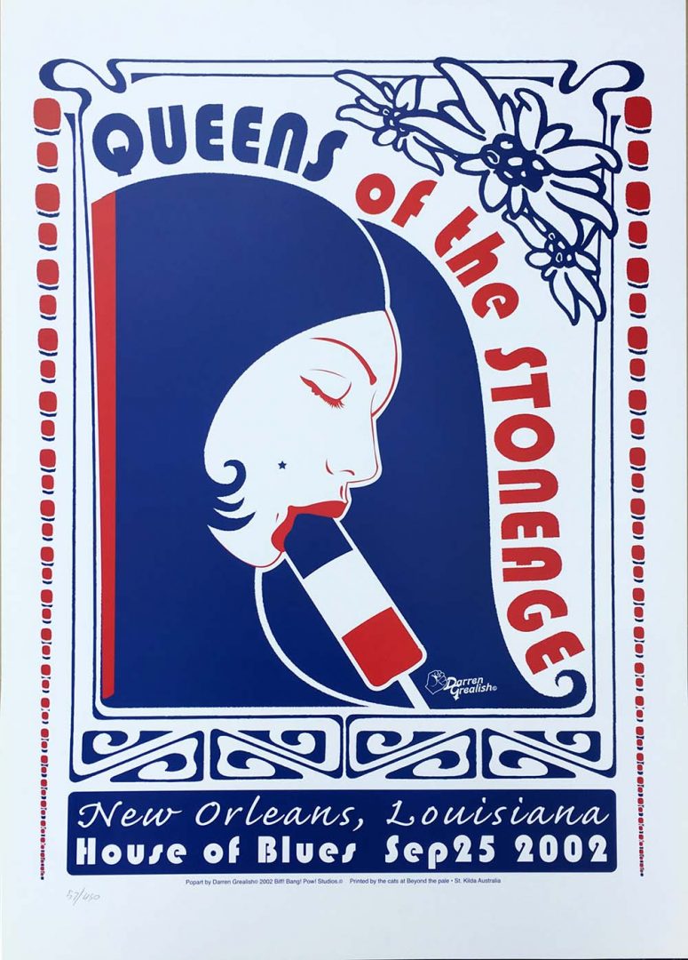 House Of Blues, Louisiana, 25th September 2002 Show Poster