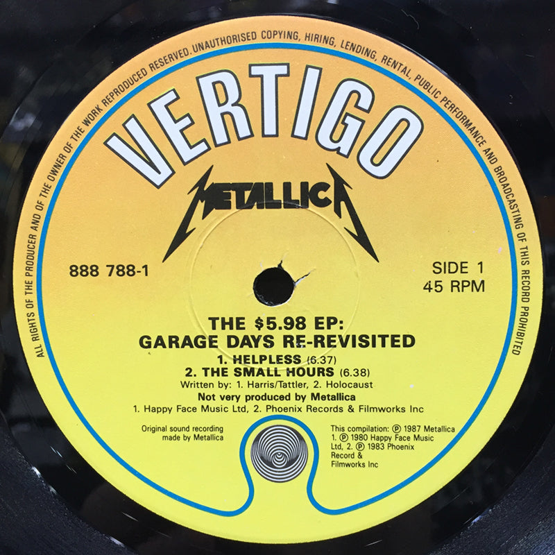 The $5.98 E.P. - Garage Days Re-Revisited