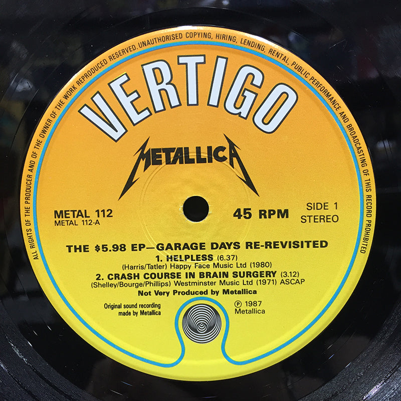 The $5.98 E.P. - Garage Days Re-Revisited
