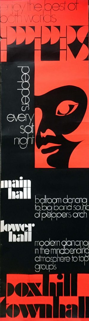 Peppers Nightclub Box Hill Large Poster