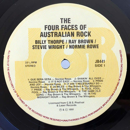 The Four Faces Of Australian Rock