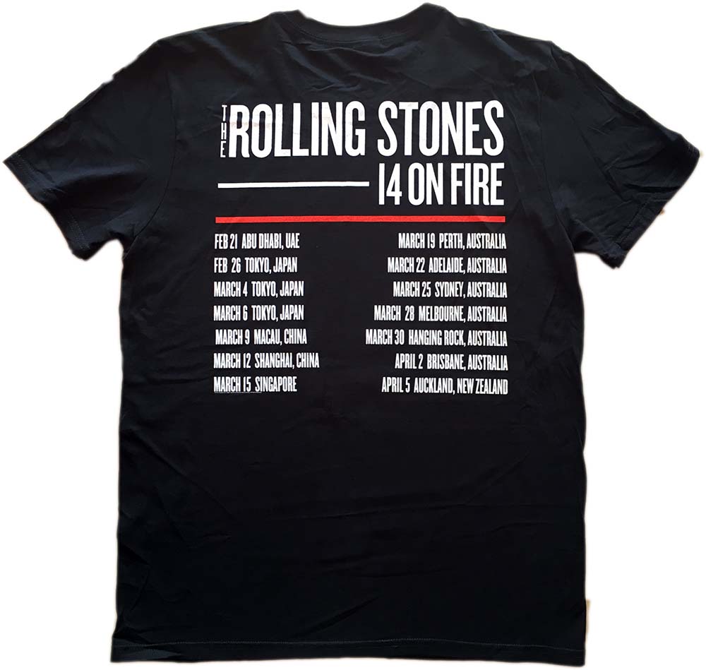 14 On Fire 2014 Australasian Tour Black Tour Titles Design Softstyle T-Shirt