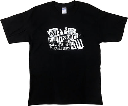 Collage Logo Design Black T-Shirt