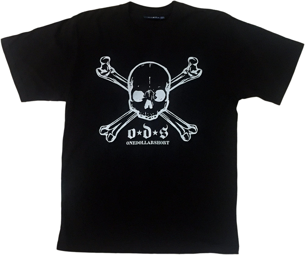 Black Skull And Crossbones Logo T-Shirt