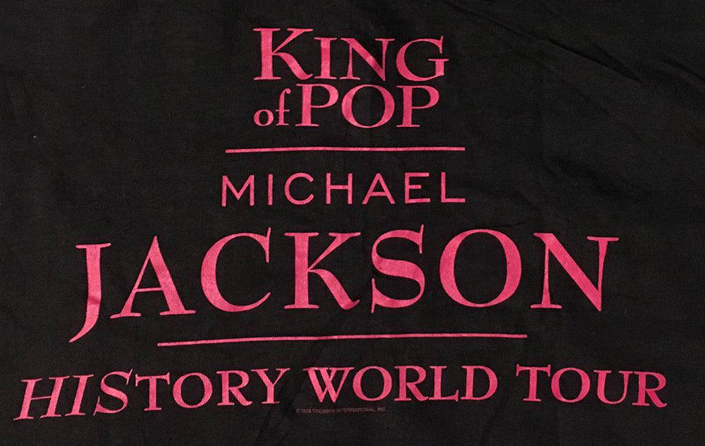 HIStory World Tour 1996 Australia Black Long-Sleeved Hooded T-Shirt