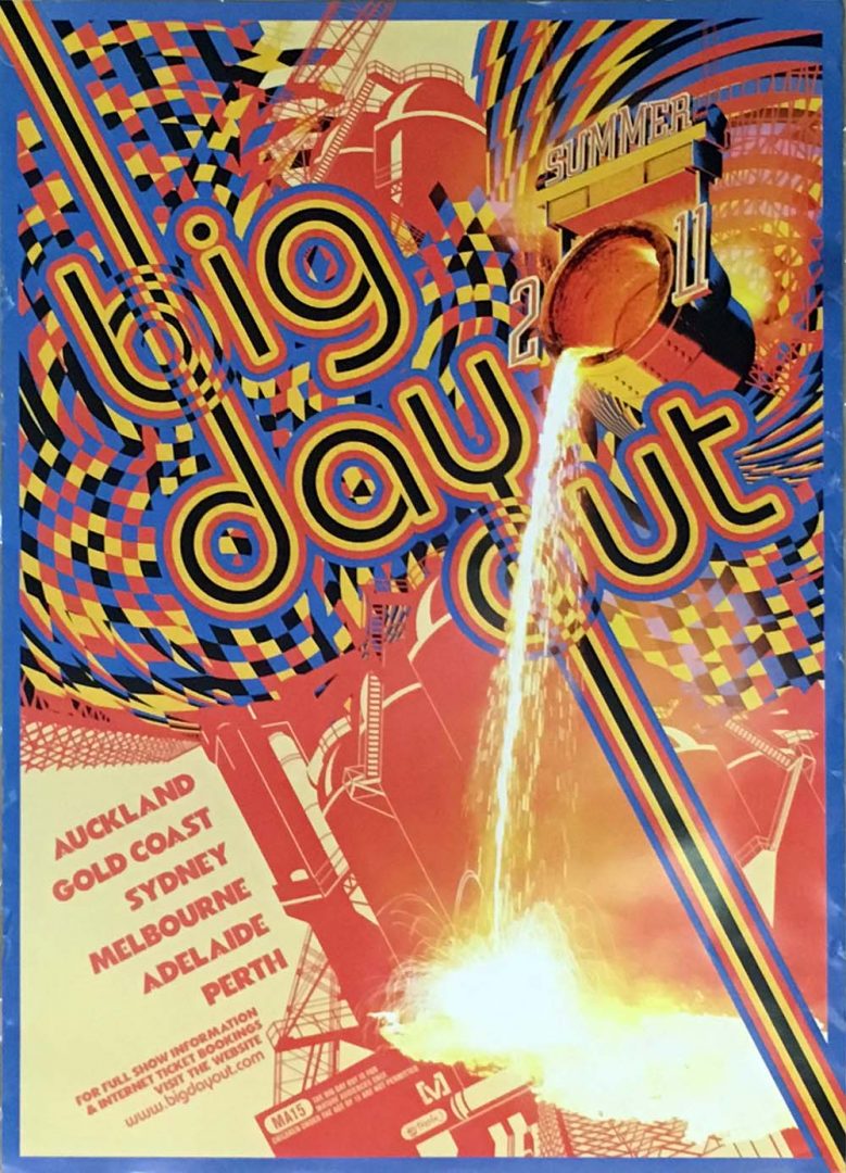 2011 Big Day Out Festival Poster