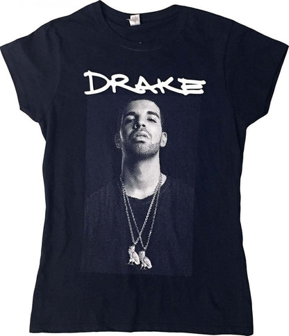 Portrait Design 2015 Nothing Was The Same Aus/NZ Tour Navy Blue Girls' T-Shirt