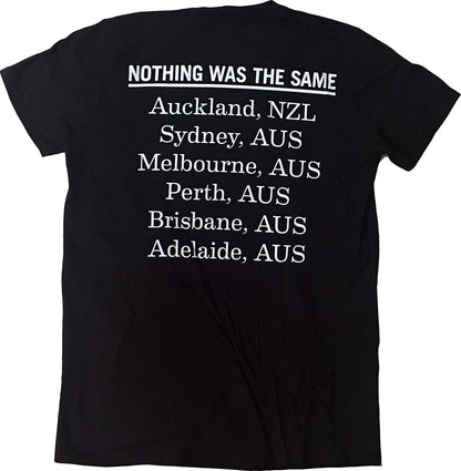 Portrait Design 2015 Nothing Was The Same Aus/NZ Tour Black T-Shirt
