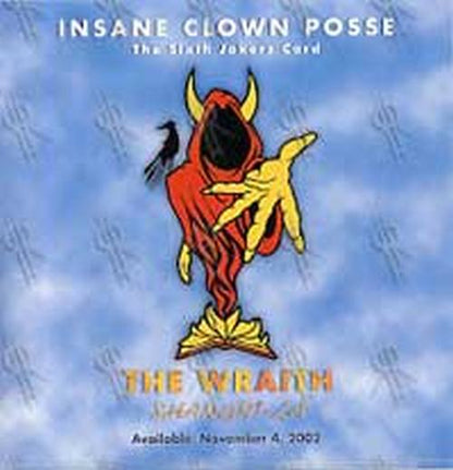 INSANE CLOWN POSSE - 'The Wraith' Album Sticker - 1