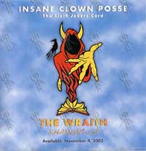 INSANE CLOWN POSSE - &#39;The Wraith&#39; Album Sticker - 1