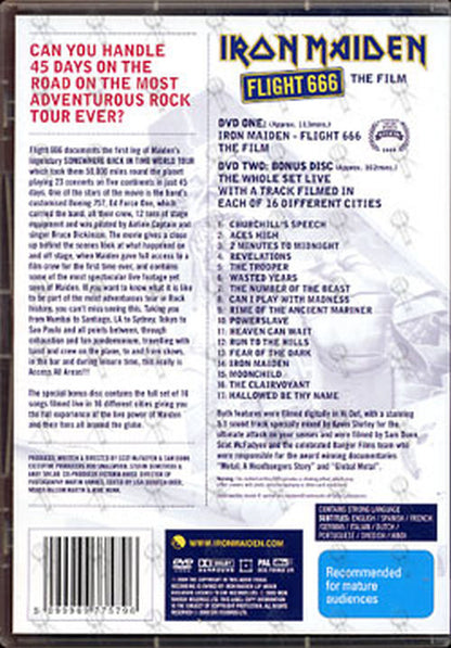 IRON MAIDEN - Flight 666 - The Film - 2