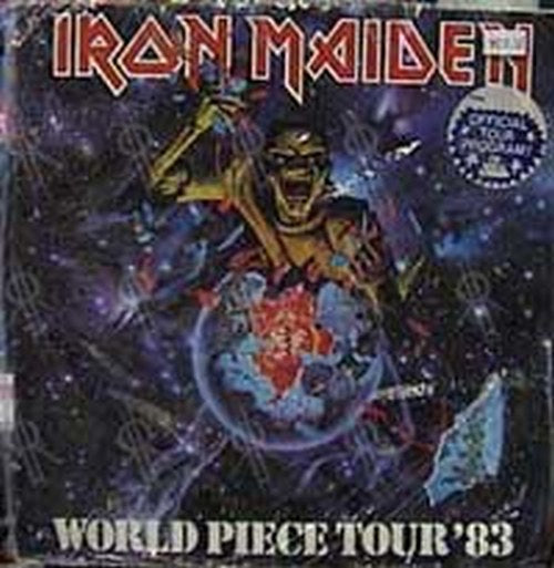 IRON MAIDEN - &#39;Iron Maiden:World Piece Tour &#39;83&#39; Official Tour Program - 1