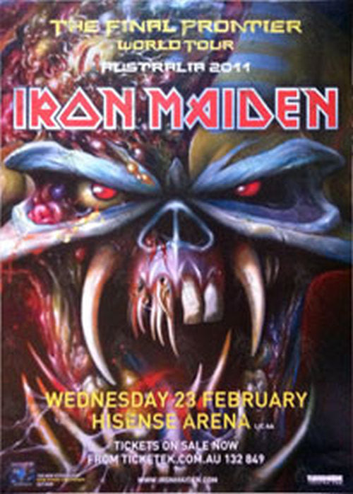 IRON MAIDEN - 'The Final Frontier' 2011 Australian Tour - Hisense Arena Melbourne - 1
