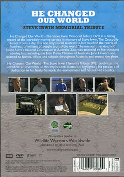 IRWIN-- STEVE - Steve Irwin Memorial Tribute: He Changed Our World - 2