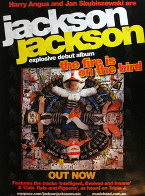 JACKSON JACKSON - &#39;The Fire Is On The Bird&#39; Album Poster - 1