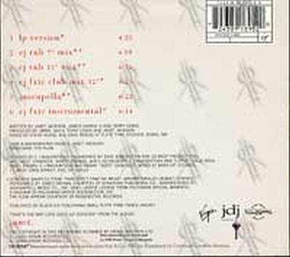 JACKSON-- JANET - That's The Way Love Goes - 2