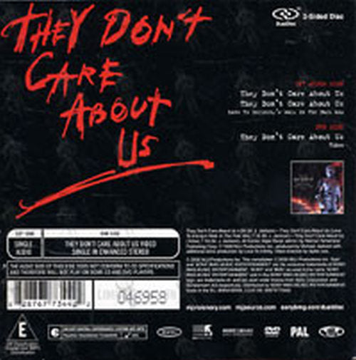 JACKSON-- MICHAEL - They Don't Care About Us - 2