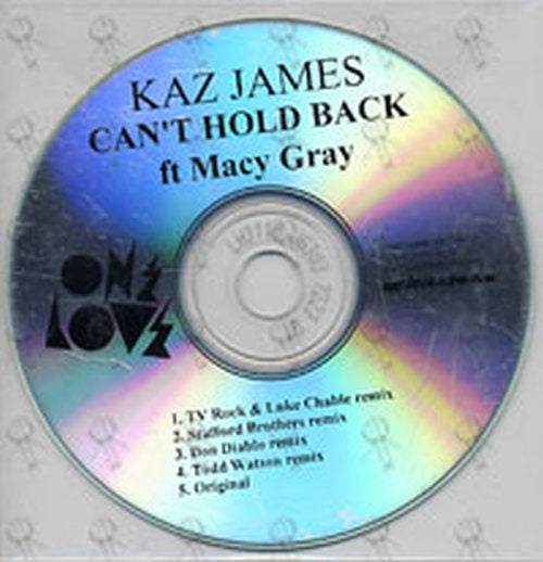 JAMES-- KAZ - Can&#39;t Hold Back - 1