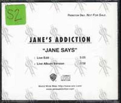 JANE'S ADDICTION - Jane Says - 2