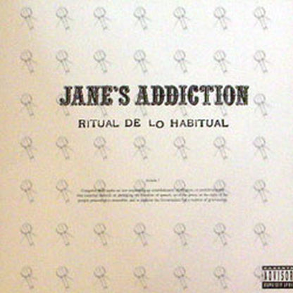 JANE'S ADDICTION - 'Ritual De Lo Habitual' Promo Flat - 2