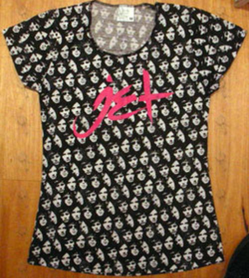 JET - All-Over Band Image Print Logo Girls T-Shirt - 1