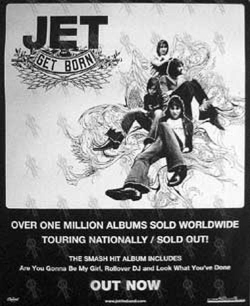 JET - &#39;Get Born&#39; Album/National Tour Poster - 1
