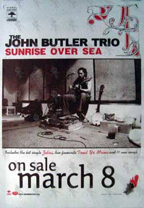 JOHN BUTLER TRIO-- THE - &#39;Sunrise Over Sea&#39; Album Poster - 1