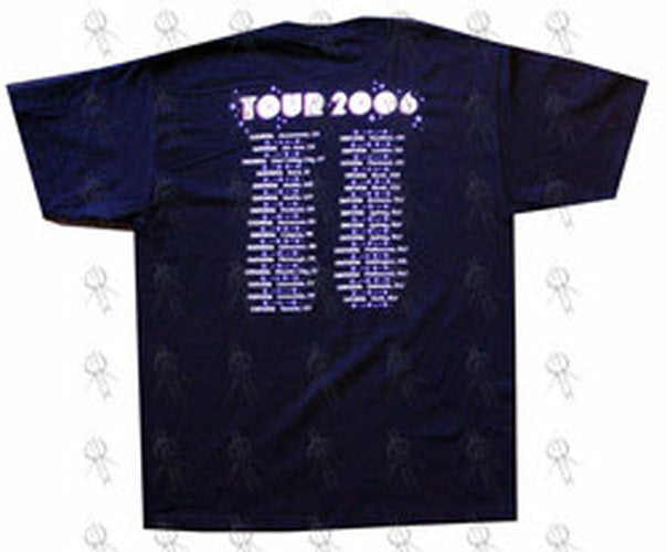 JOHN-- ELTON - Black 'Piano Man' Design 2006 World Tour T-Shirt - 3