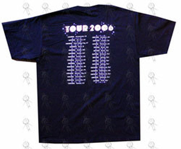 JOHN-- ELTON - Black &#39;Piano Man&#39; Design 2006 World Tour T-Shirt - 3