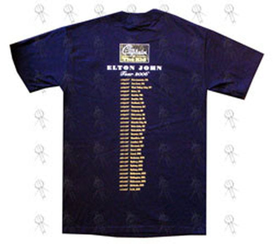 JOHN-- ELTON - Black 'The Captain & The Kid' World Tour T-Shirt - 3