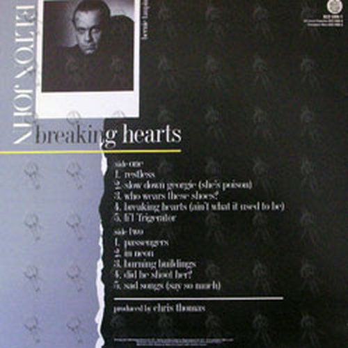 JOHN-- ELTON - Breaking Hearts - 2