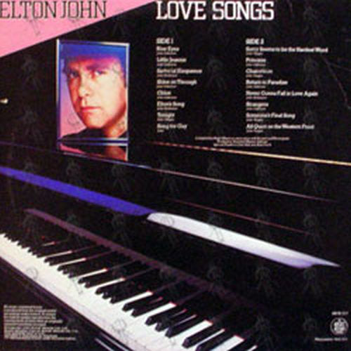 JOHN-- ELTON - Love Songs - 2