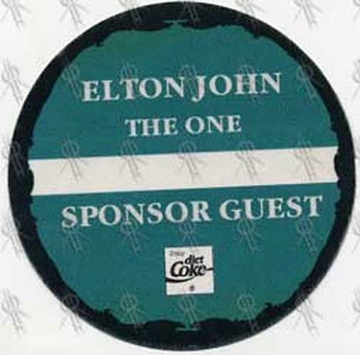 JOHN-- ELTON - &#39;The One&#39; Tour Sponsor Guest Pass - 1