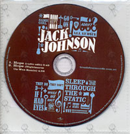 JOHNSON-- JACK - Hope - 1