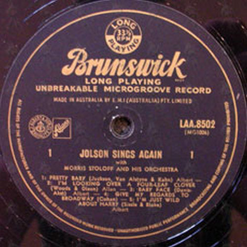 JOLSON-- AL - Jolson Sings Again - 3