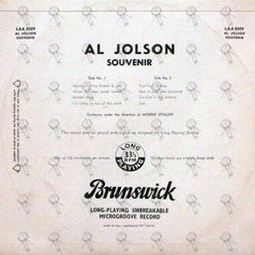 JOLSON-- AL - Souvenir - 2