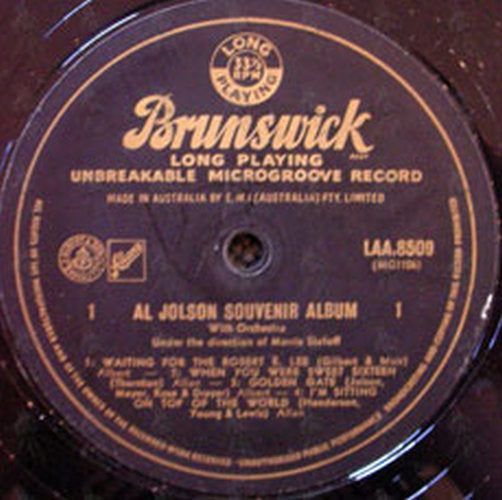 JOLSON-- AL - Souvenir - 3