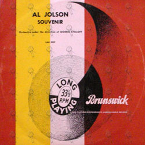 JOLSON-- AL - Souvenir - 1