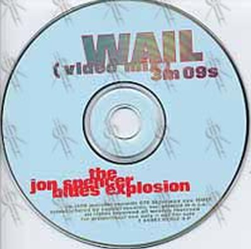 JON SPENCER BLUES EXPLOSION-- THE - Wail - 3