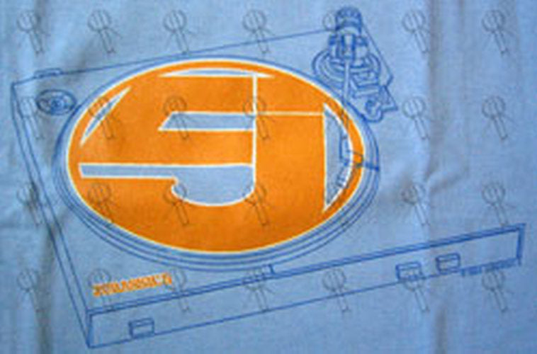 JURASSIC 5 - Light Blue &#39;J5 Deck&#39; Design Girls T-Shirt - 2