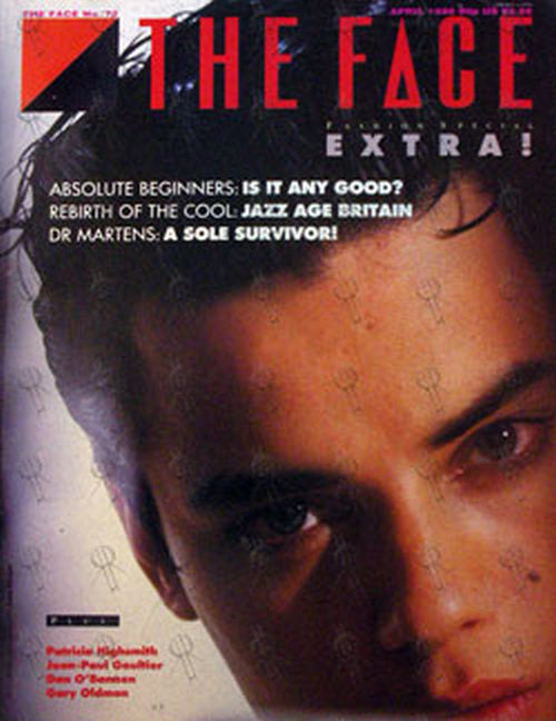 KAMEN-- NICK - &#39;The Face&#39; - April 1986 - Nick Kamen On Front Cover - 1