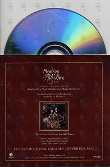 KASEY CHAMBERS & SHANE NICHOLSON - Monkey On A Wire - 2