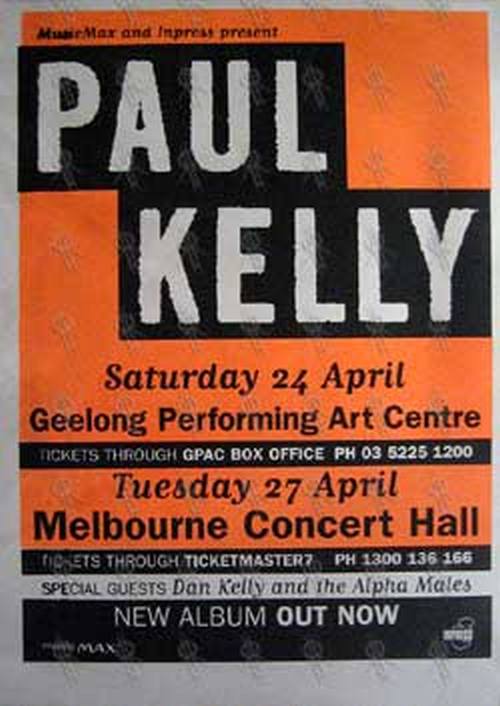 KELLY-- PAUL - &#39;Melbourne Concert Hall