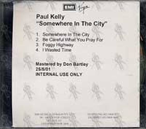 KELLY-- PAUL - Somewhere In The City - 1