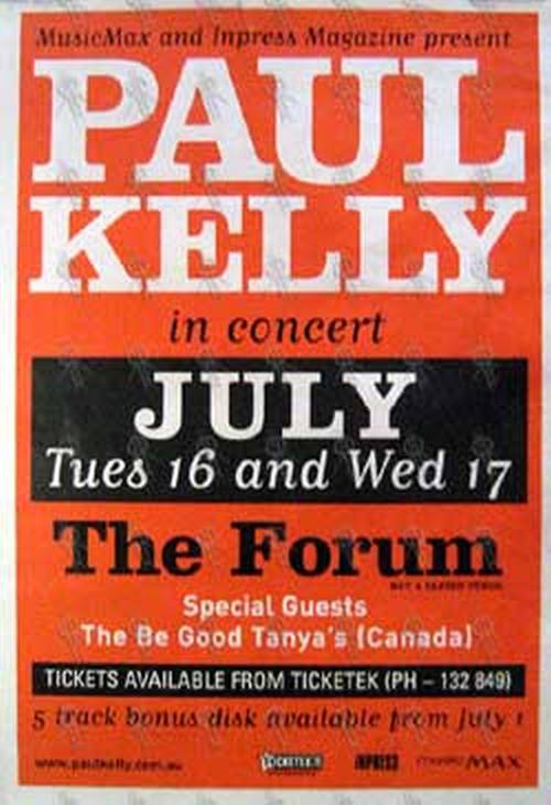 KELLY-- PAUL - 'The Forum